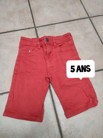 Short rouge Okaïdi