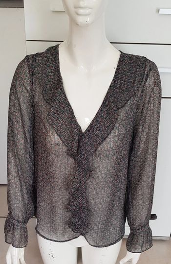 Blouse femme à volant, made in France 🇨🇵