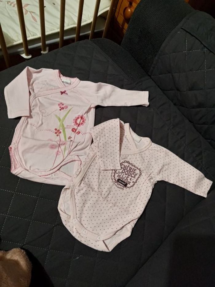 Lot de 2 body, Absorba, 3 mois