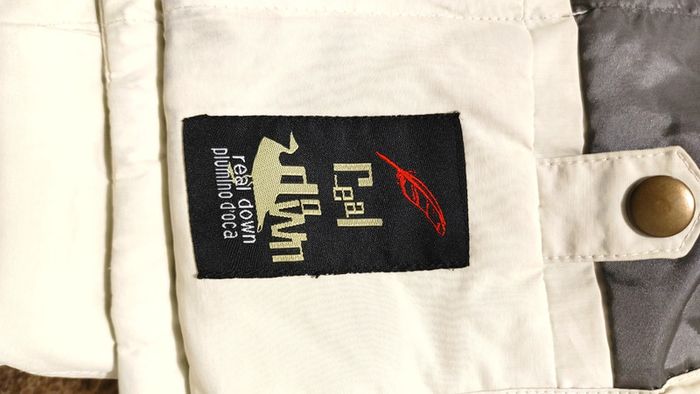 Grosse veste doudoune matelassée homme imperméable duvet plume blanc cassé beige chaude épaisse - photo numéro 17