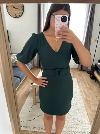 Robe verte foncé