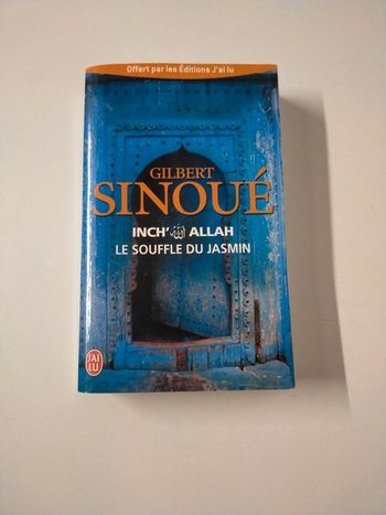 Livre le souffle du Jasmin Gilbert Sinoué