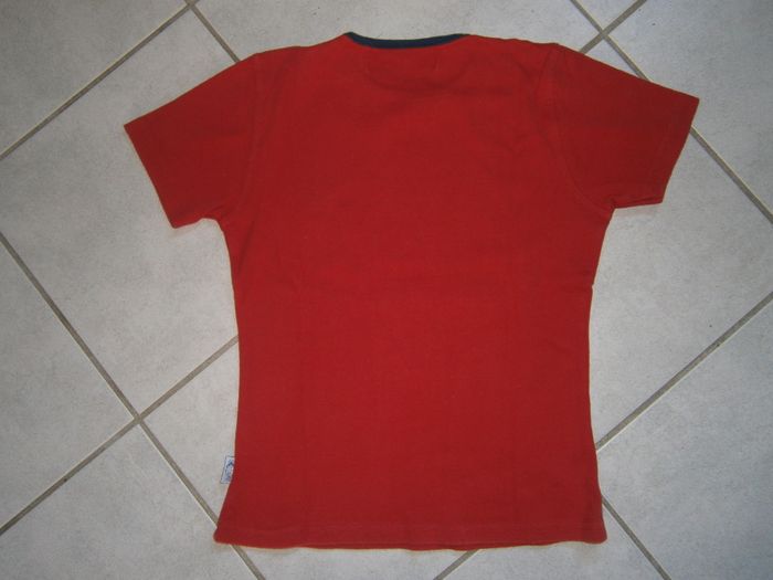 Tee-shirt MC rouge 10 ans - photo numéro 5