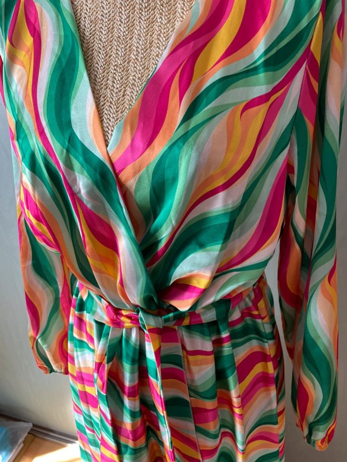 Robe longue multicolore new collection femme taille 38 - photo numéro 4