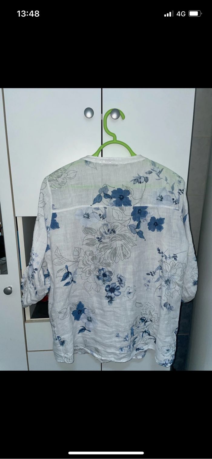 Blouses fleuri manches 3/4 - photo numéro 4