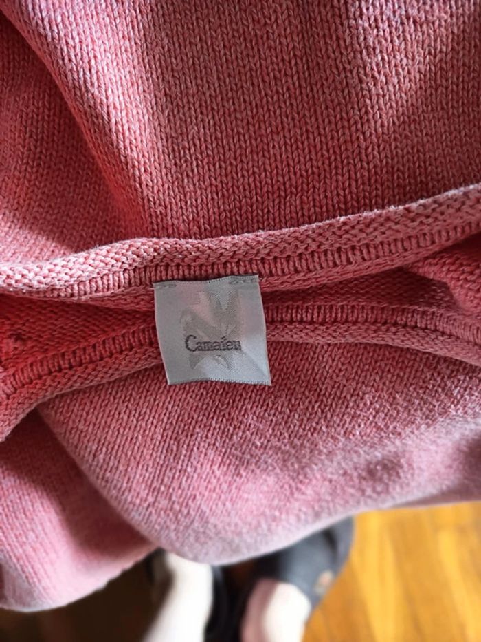 Pull coton manches longues. Marque Camaïeu. (D20) - photo numéro 4