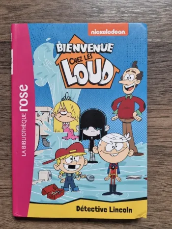 Livre Bibliothèque Rose, Bienvenue chez les Louds 9. Détective Lincoln. BE