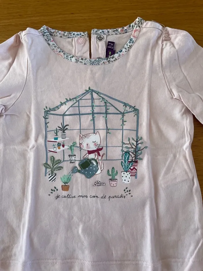 T-shirt manches longues 12 mois sergent major - photo numéro 2