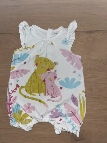 Combishort fille - dpam - 3 mois
