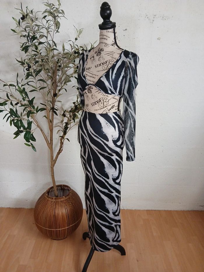 Ensemble sexy imprimé zébré – Taille S - photo numéro 7