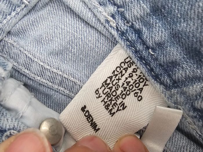 Short en jean fille 9/10 ans - photo numéro 2