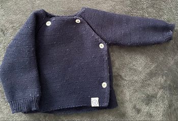 Gilet en tricot 1/3mois