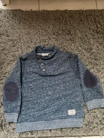 Pull gris chiné Zara garçon 18/24m 92cm