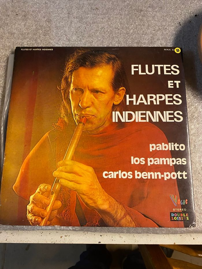 Vinyle flûte et harpes
