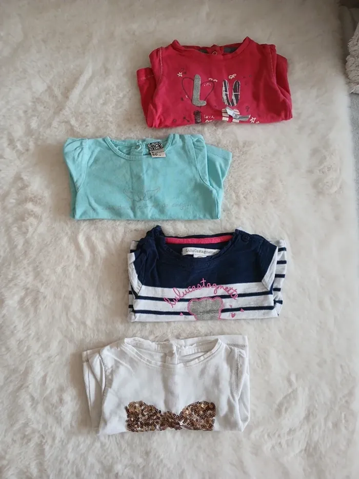 Lot de tee shirt manche longues