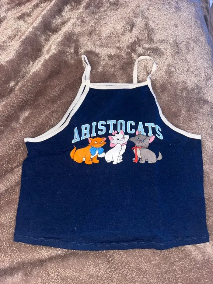 top de pyjama undiz femme aristochat - photo numéro 2