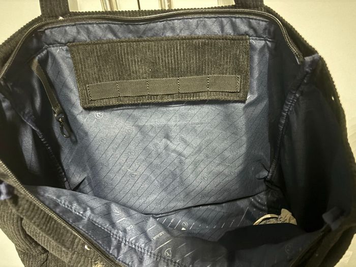 Tote bag sac cabas Cabaïa Brighton velours noir - photo numéro 3