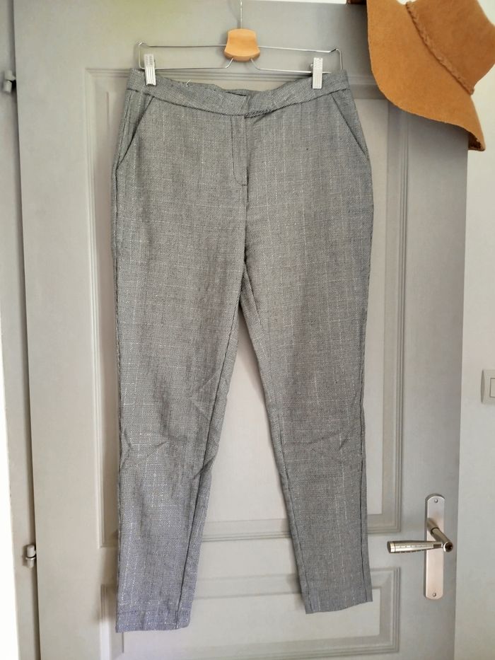 Pantalon Chino gris argenté 40