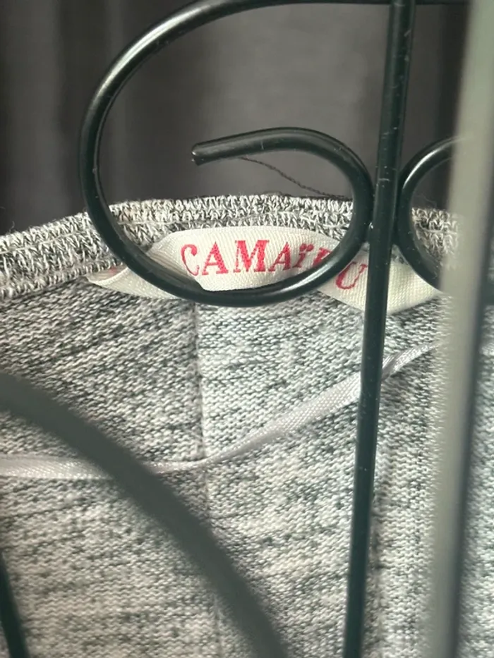 T-shirt Camaïeu - Taille XL - Gris - Bon état - photo numéro 2
