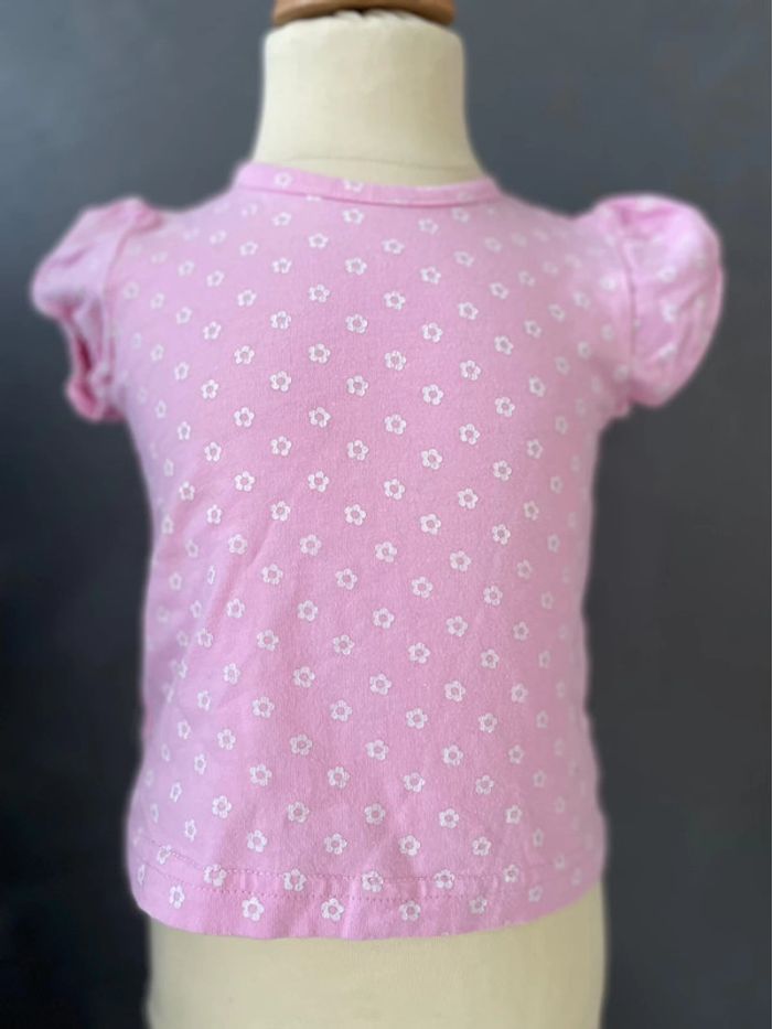 Tee shirt rose bébé