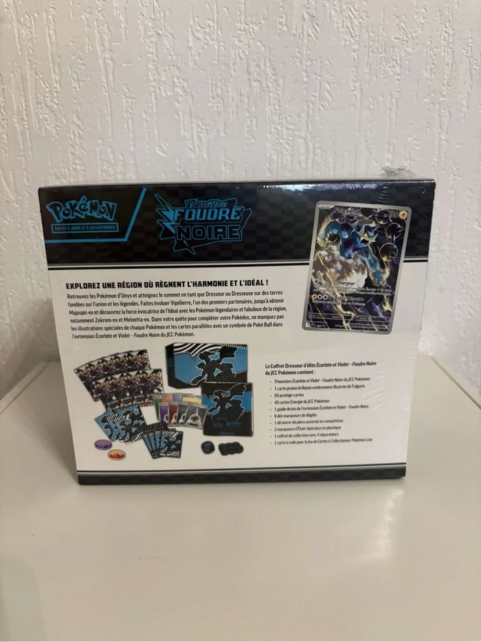 Pokémon etb ev10.5 foudre noire - photo numéro 3