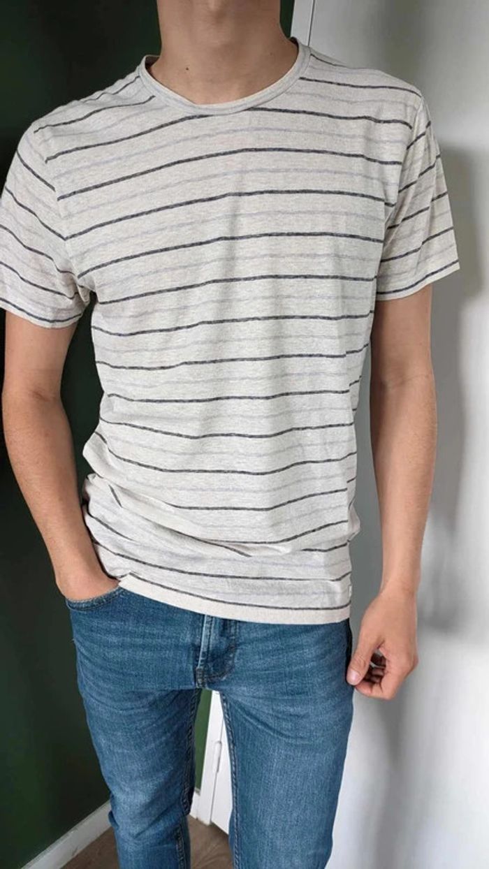 T-shirt rayé Abercrombie & Fitch