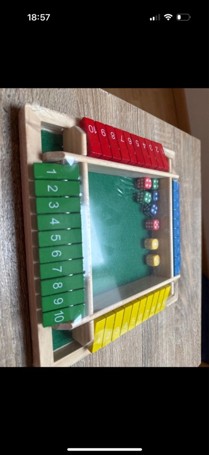 Jeux de dés en bois - photo numéro 3