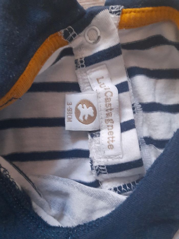 T shirt marinière manches longues - photo numéro 3