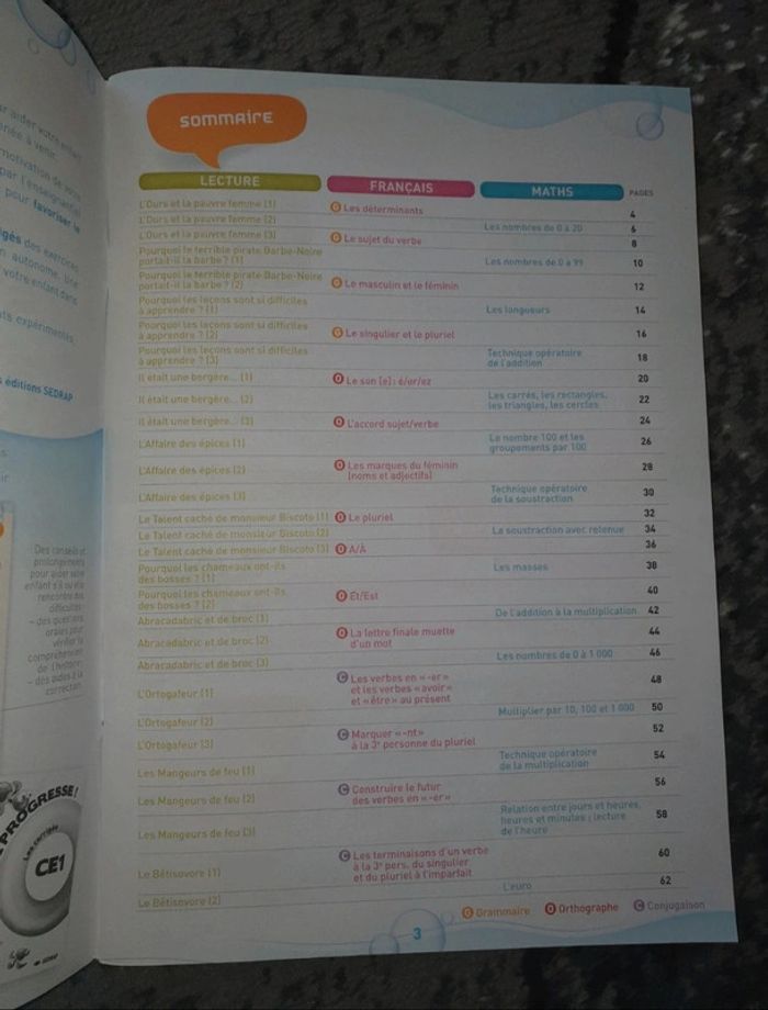 Cahier de révisions CE1 vers le CE2 - photo numéro 3