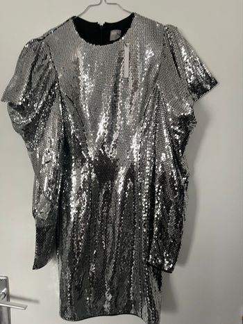 Robe à sequin argenté 