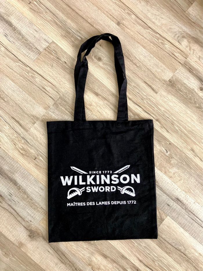 Tote bag Wilkinson noir et blanc – Neuf