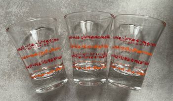 Lot 3 verres shooter
