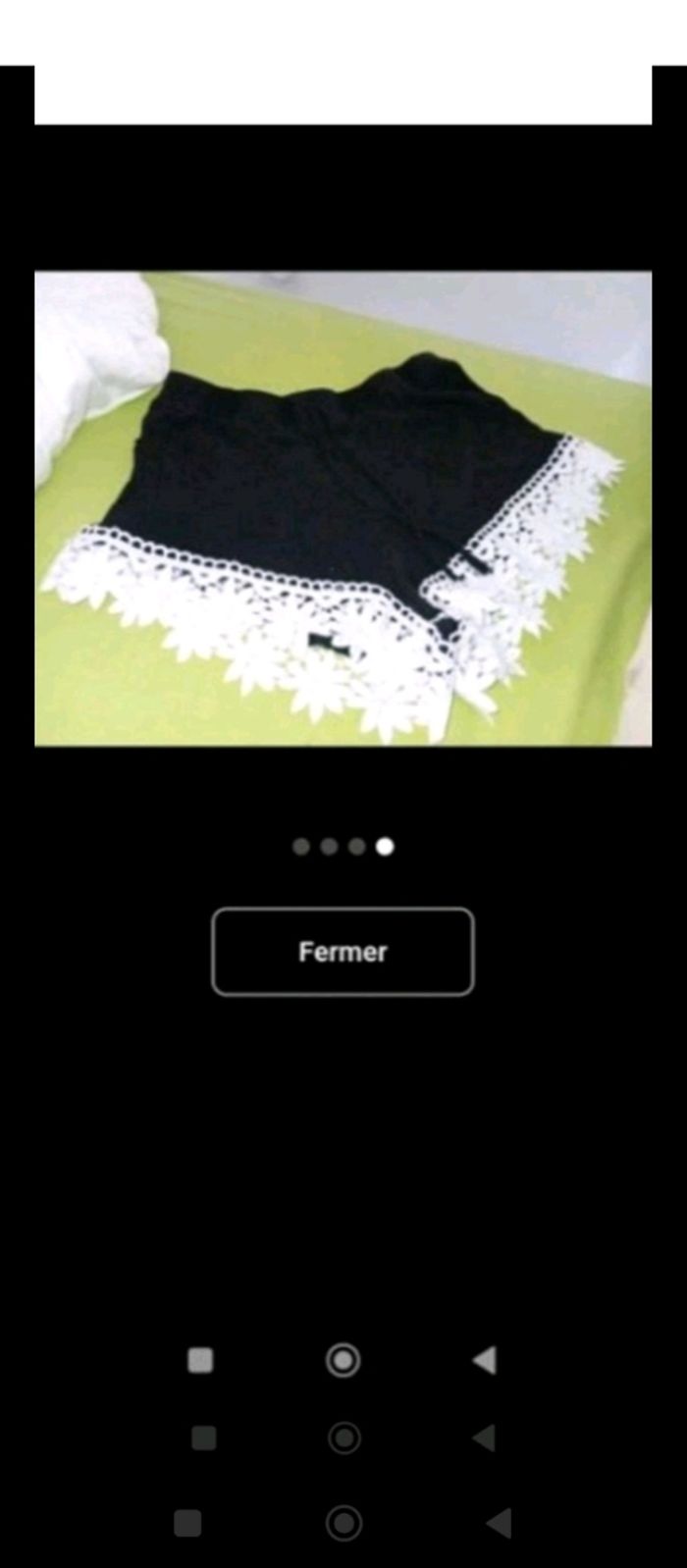 Short femme