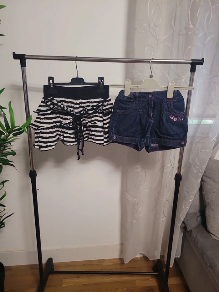 Lot un short + une jupe