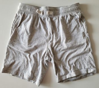 Short tissus gris 8 ans