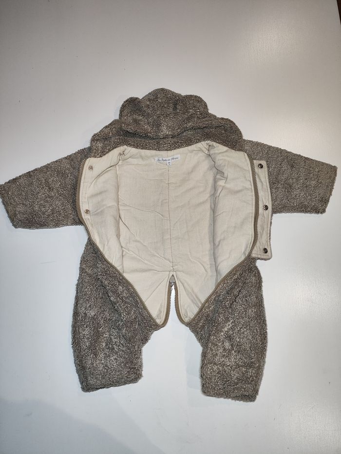 Combi combinaison combipilote pilote bebe 6 mois mixte garçon fille ours hiver - photo numéro 5