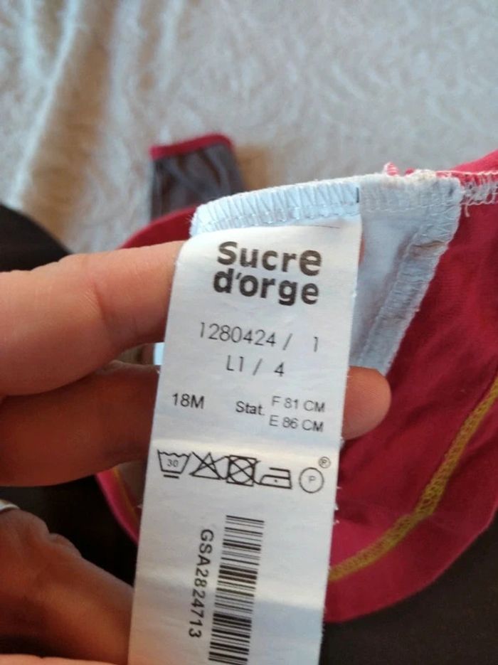 Haut manches longues col roulé Garçon 18 mois Expédition polaire Sucre d'orge 100% coton - photo numéro 6