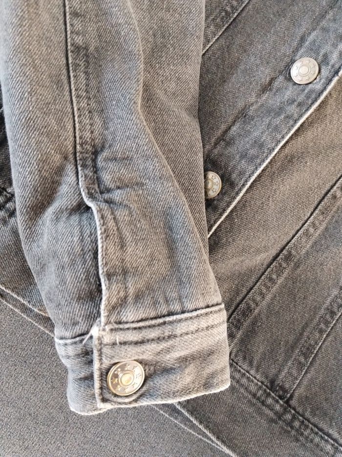 Veste jeans noir - photo numéro 2