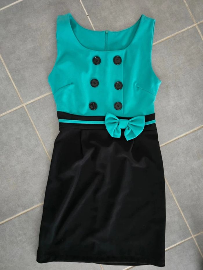 Robe bi color