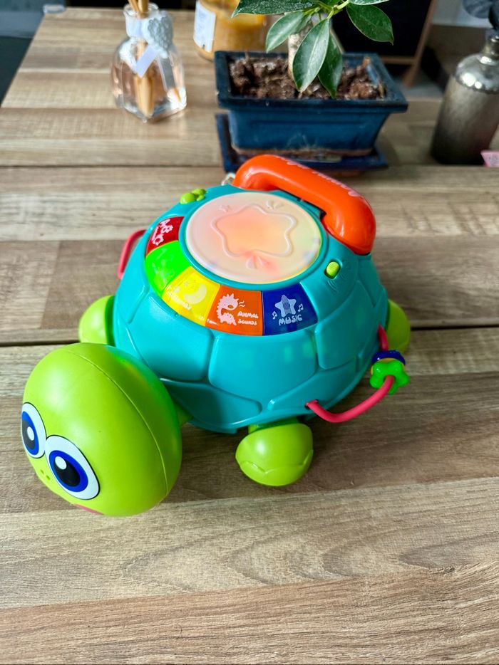 Jouet bébé tortue musicale cute stone