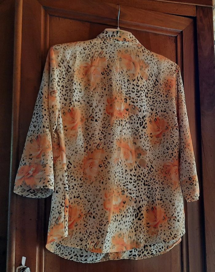 Chemisier vintage C&A, taille 42 - photo numéro 2