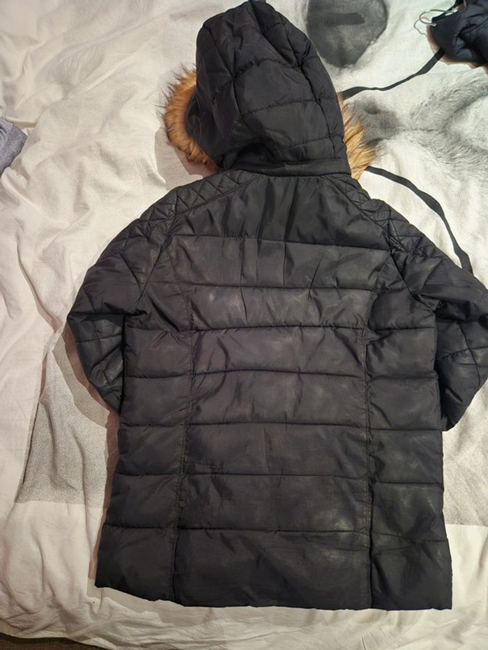 Doudoune noire avec capuche Jennyfer taille S - photo numéro 3