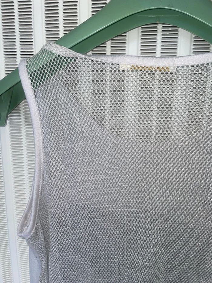 Débardeur dos transparent en filet - photo numéro 4