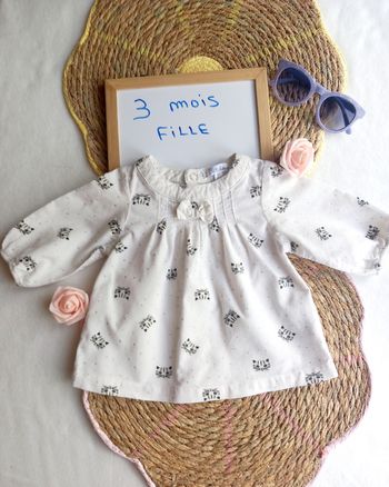 Blouse fille 👧 3 mois