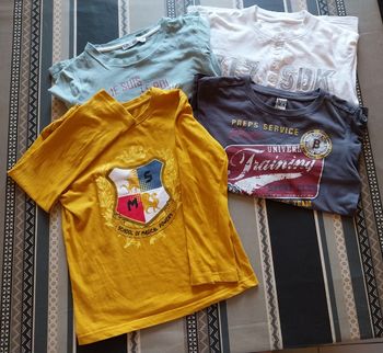 Lot de 4 tee-shirts manches longues 8 ans
