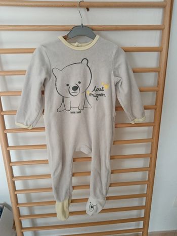 Pyjamas sucre d'orge ourson