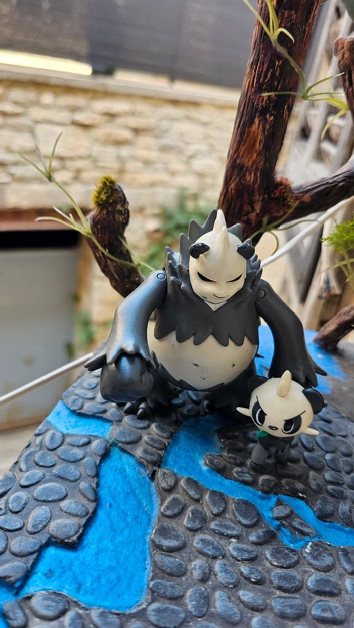 Super figurine Pokemon Nintendo Évolution Pandespiègle pandarbare - photo numéro 4