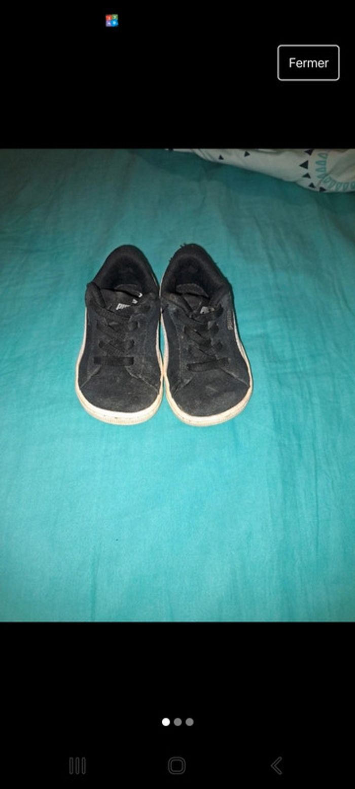 Lot 3 paires chaussures baskets bottines sandalestaille 20 - photo numéro 3