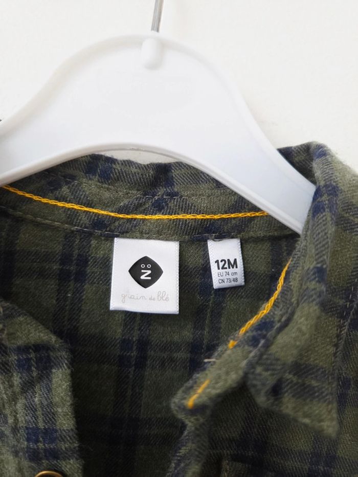 Belle chemise Grain de blé 12 mois - photo numéro 3