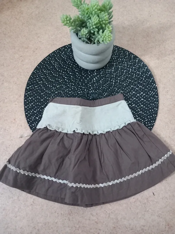 Jupe Jodhpur marron et beige – Taille 2 ans - photo numéro 2